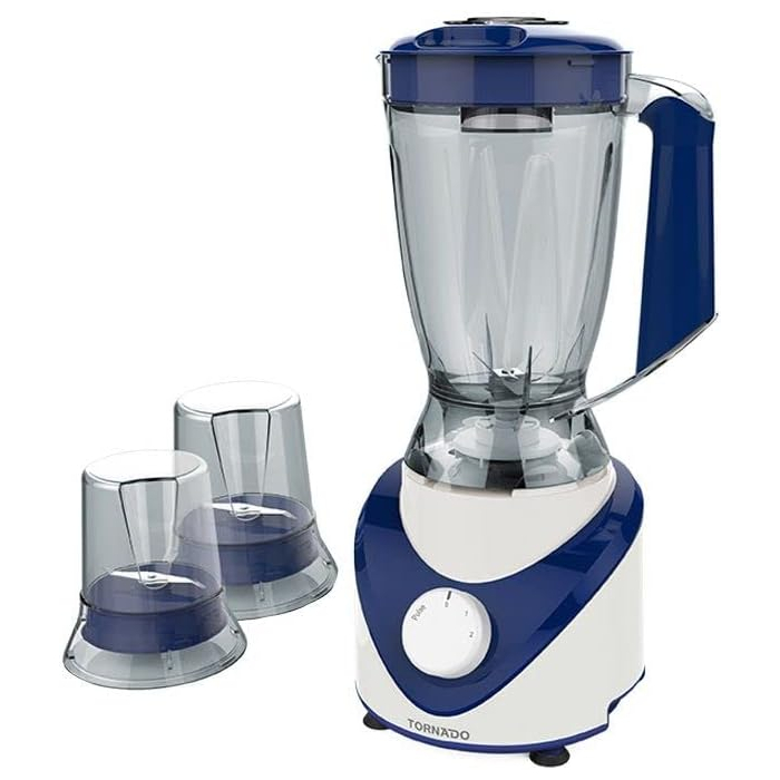 خلاط كهربائي تورنيدو، 1.5 لتر، 500 وات، ازرق غامق - BL500/2