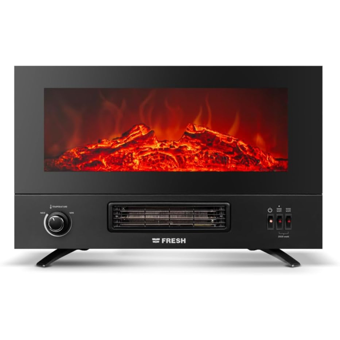 دفاية فريش فاير TV بقوة 2000 واط - أسود