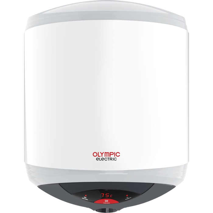 سخان أولمبيك هيرو تربو كهربائي ديجيتال 80 لتر OYE08021WN - أبيض