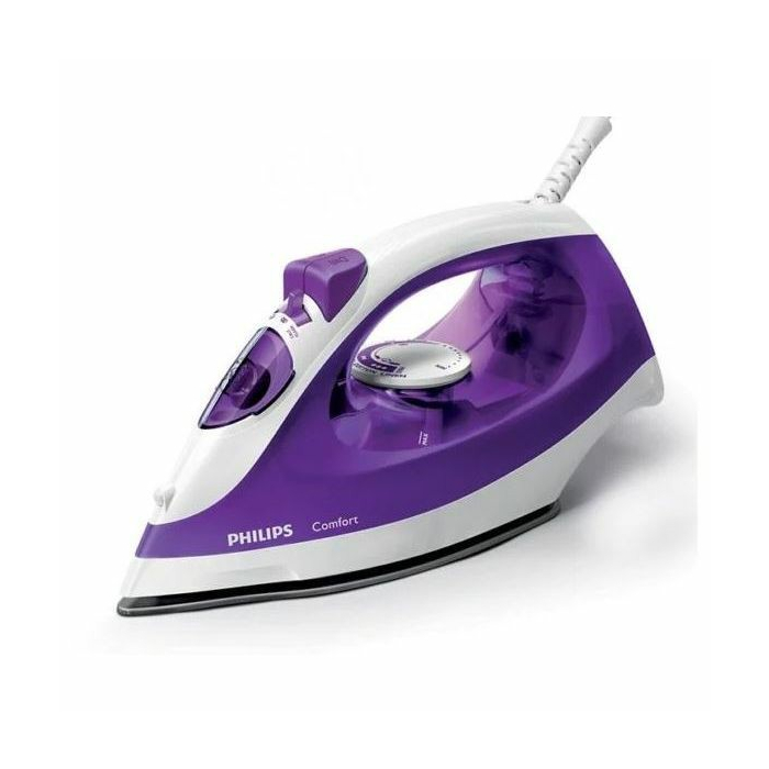 مكواة بخار فيليبس، 2000 وات، GC1433/30 - بنفسجي أبيض