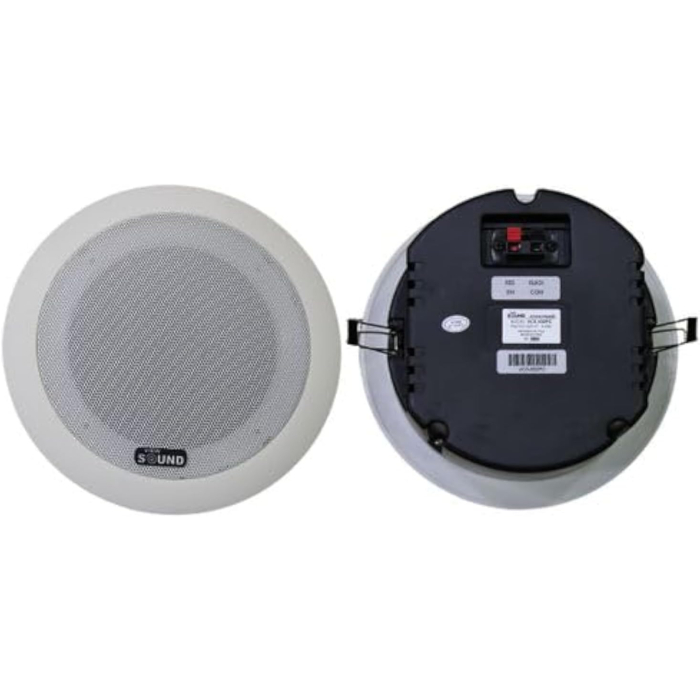 سماعة فيو ساوند للسقف، 6 بوصة، VCS-602PC - أبيض أسود