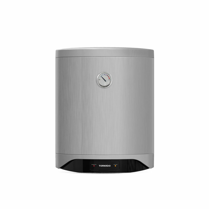 سخان مياه تورنيدو كهربائي، 40 لتر، 1500 وات، TEEE-40MS - فضي