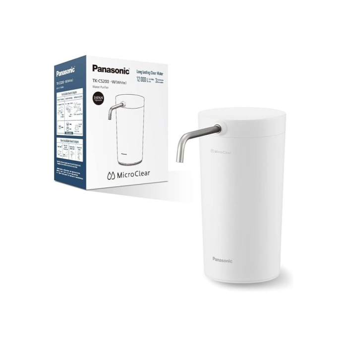 منقي مياه باناسونيك Micro Clear، سعة 12000 لتر، ابيض - TK-CS200
