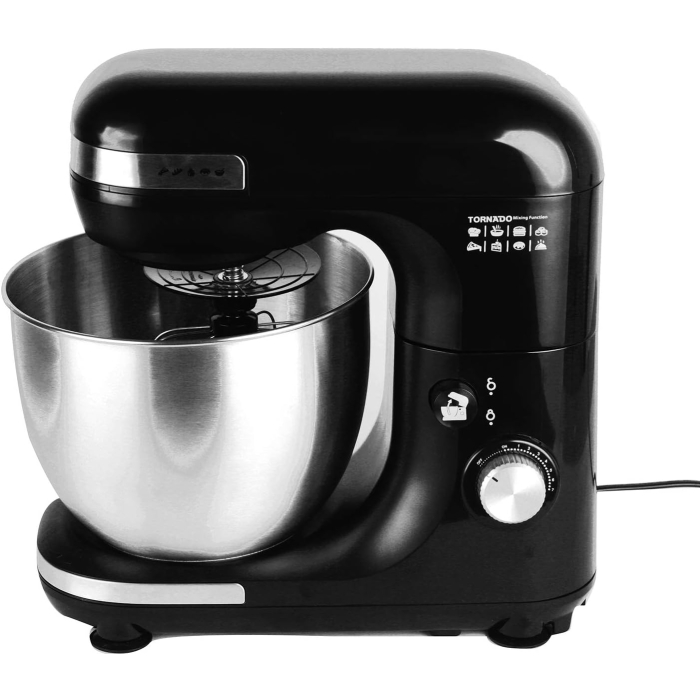 عجان تورنيدو 600 وات وعاء استانلس ستيل 5 لتر أسود TSM-600W