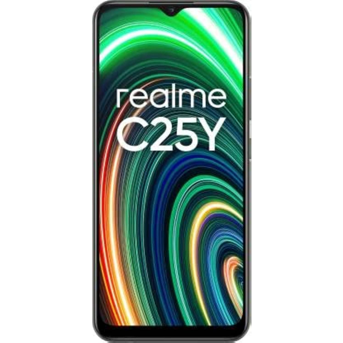 ريلمى C25Y بشريحتين اتصال، 128 جيجابايت، 4 جيجا رام، شبكة الجيل الرابع - رمادي