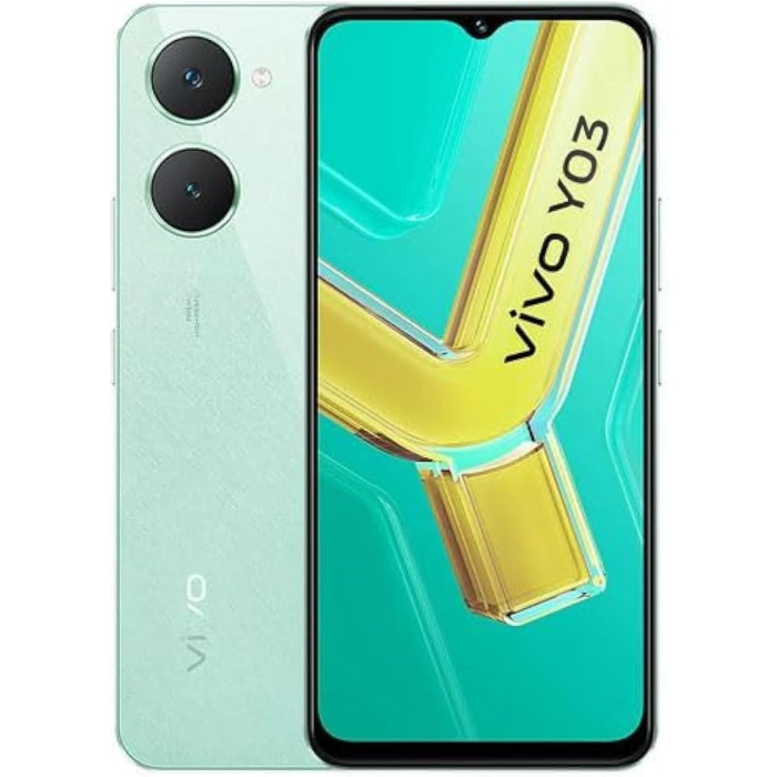 فيفو Y03 بشريحتين اتصال، 64 جيجابايت، 4 جيجا رام، شبكة الجيل الرابع - اخضر