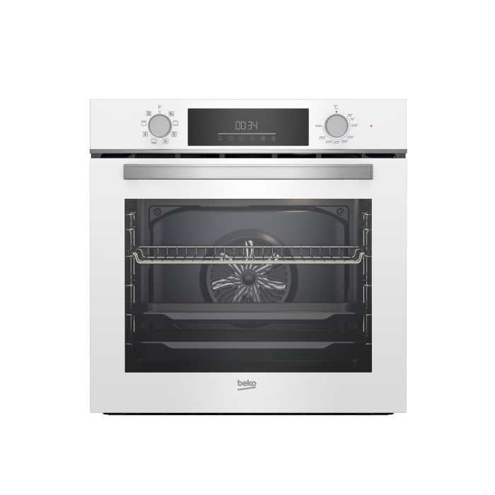 فرن كهرباء بلت ان بشواية بيكو، 60 سم، 72 لتر، ابيض - BBIM17300WD