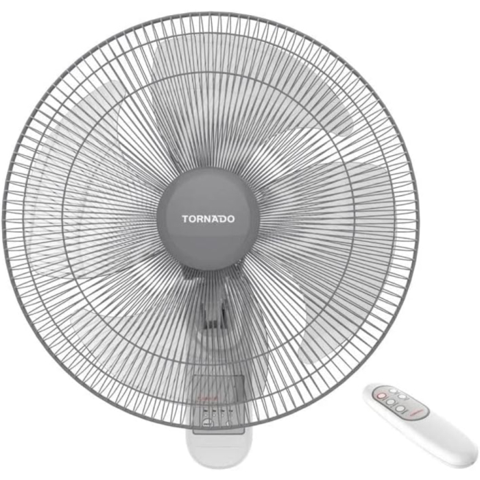 مروحة حائط تورنيدو، 16 بوصة، 4 ريش، TWF-30 - رمادى