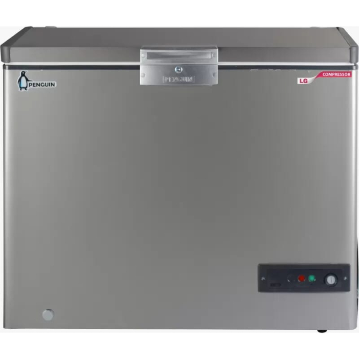 ديب فريزر أفقي بينجوين، ديفروست، 91 واط، سعة 205 لتر، ES250LG - فضي