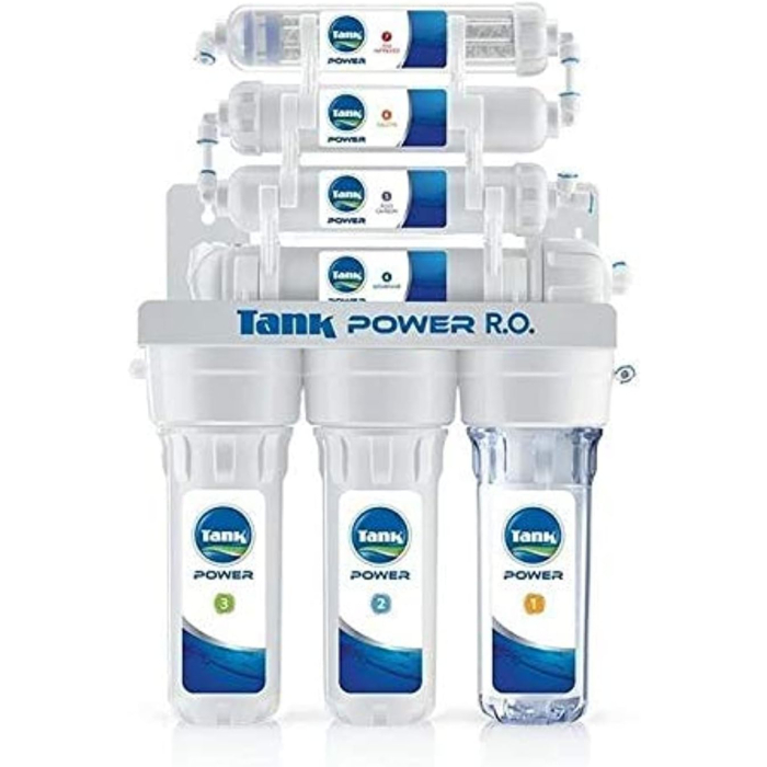 فلتر مياه تانك باور، 7 مراحل - أبيض أزرق