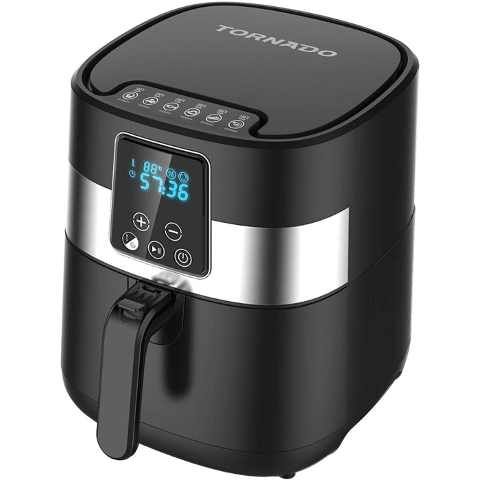 قلاية هوائية بدون زيت تورنيدو 1300 وات وشاشة LED سعة 3 لتر THF-133D - أسود
