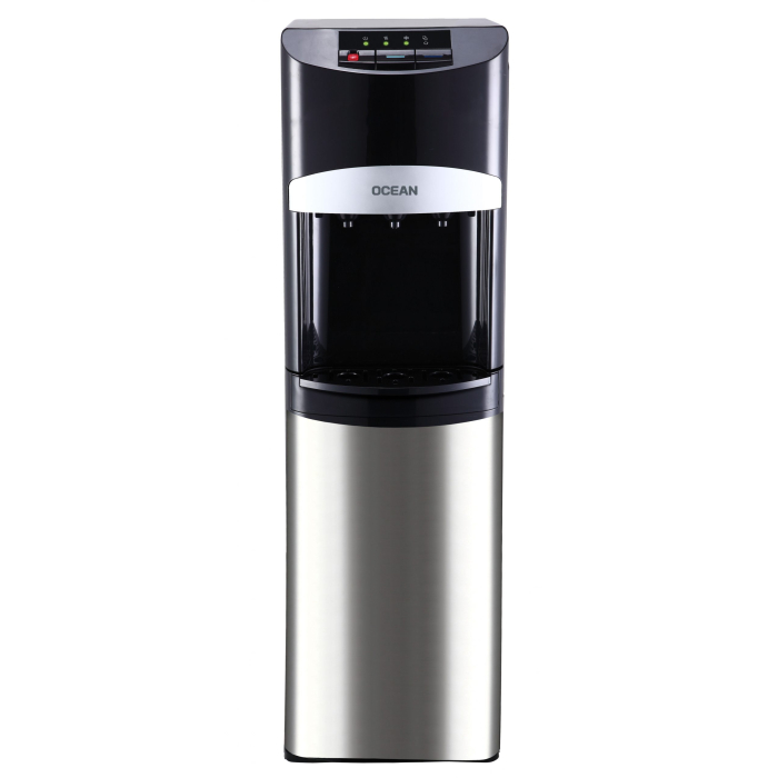 مبرد مياه اوشن سخن وبارد & فاتر، 3 حنفية، قارورة سفلية، ستانلس ستيل – OCMWDB 335