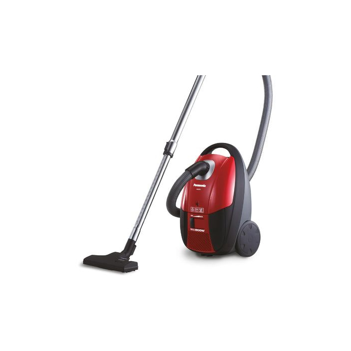 مكنسة كهربائية باناسونيك MC-CG711 ديلوكس سيريز بكيس، 1900 واط - أحمر