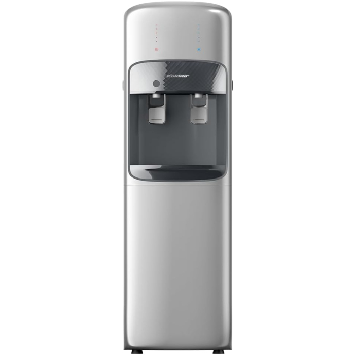 مبرد مياه كولدير علوي فري ستاند، 2 حنفية، ساخن وبارد - فضي - KWD A 2.1