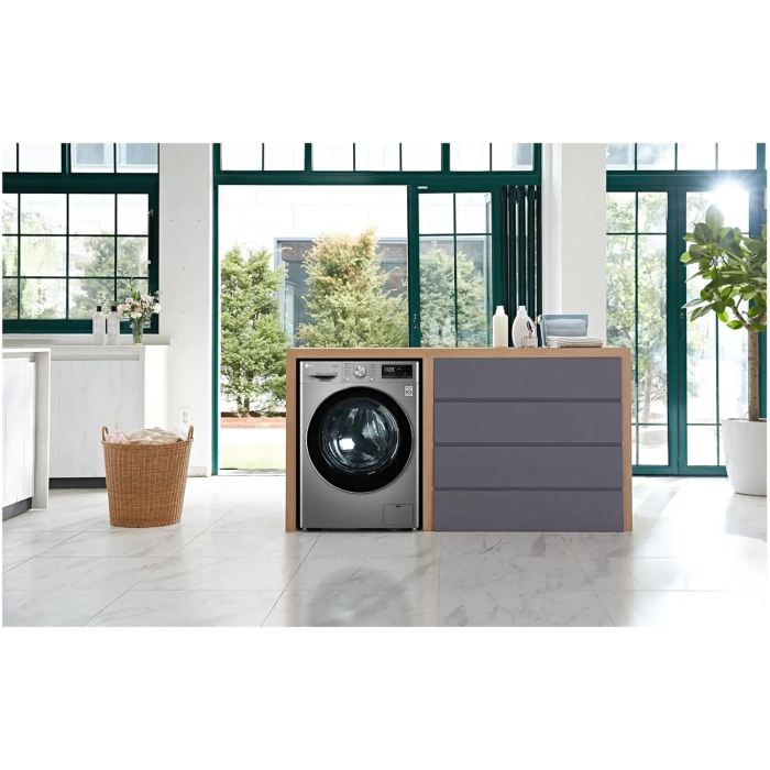 غسالة إل جي فيفاتشى تحميل أمامي فول أوتوماتيك انفرتر، سعة 8 كجم ...