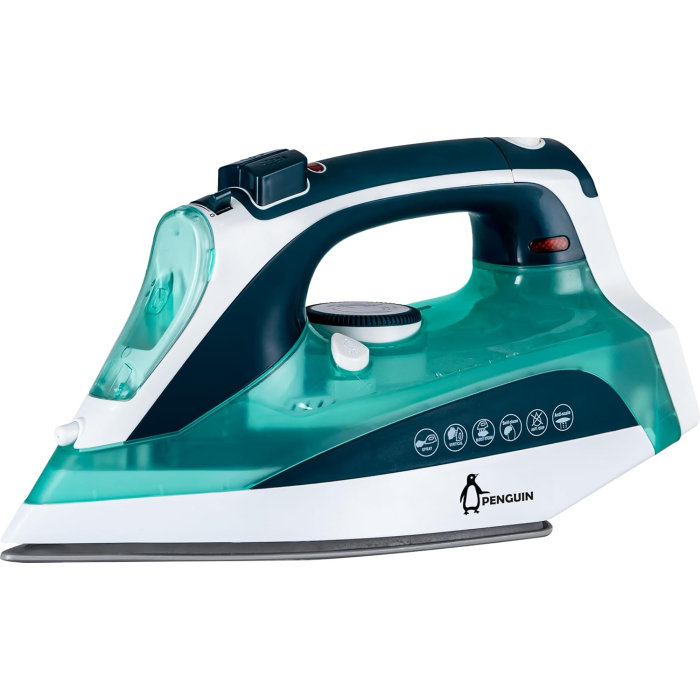 مكواة بخار ٢٦٠٠ واط مع قاعدة سيراميك، سعة خزان ٣٥٠ مل، لون أخضر PI-2600