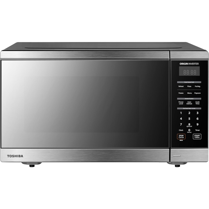 ميكروويف سولو توشيبا بتقنية الانفرتر ديجيتال، 45 لتر، 1200 وات، اسود - ML3-EM45PFI(MB)
