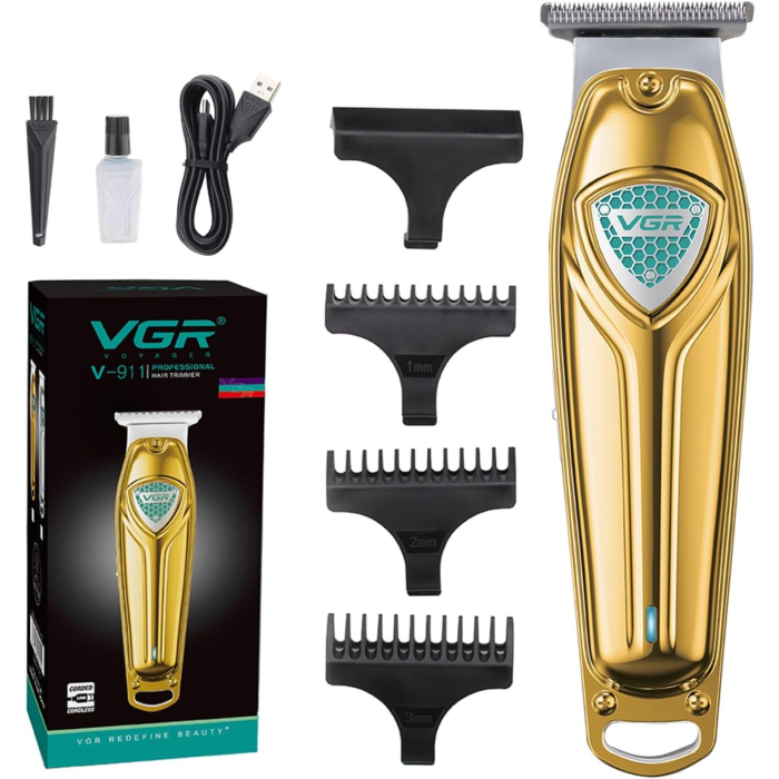 ماكينة حلاقة في جي آر بروفيشنال قابلة للشحنة، V-911 - ذهبي