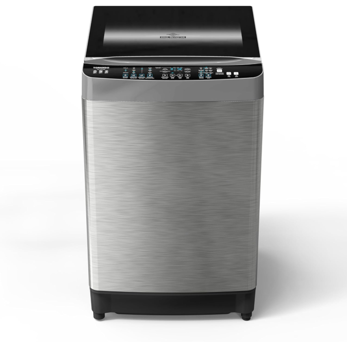 غسالة تورنيدو تحميل علوي فوق أوتوماتيك DDM انفرتر بطلمبة، سعة 17 كجم، إنفرتر، TWT-TLD17RSS - استانلس