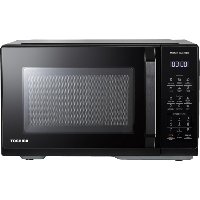 ميكروويف سولو توشيبا ديجيتال، 25 لتر، 900 وات، اسود - MW3-EM25PEI(BK)