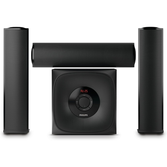 سماعات بلوتوث فيليبس 3×1، اسود - MMS3160B