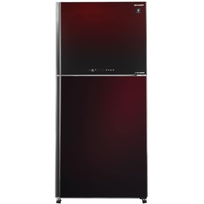 ثلاجة شارب، انفرتر، نوفروست، سعة 385 لتر، SJ-GV48G-RD - أحمر