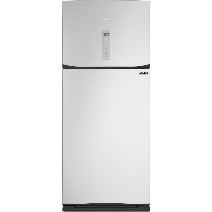 ثلاجة تورنيدو ديجيتال، نوفروست، سعة 450 لتر، RF-580AT-SL - فضي