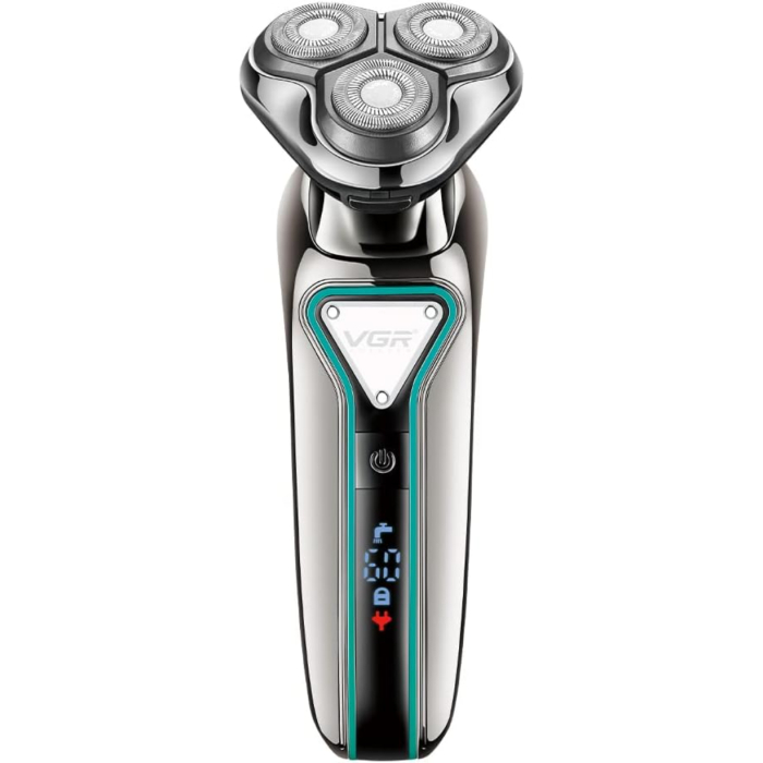 ماكينة حلاقة في جي آر قابلة للشحن للرجال، V-323 - أسود