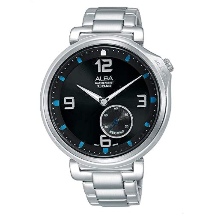 ساعة ألبا للرجال، حركة كوارتز، AN4059X1 - فضي