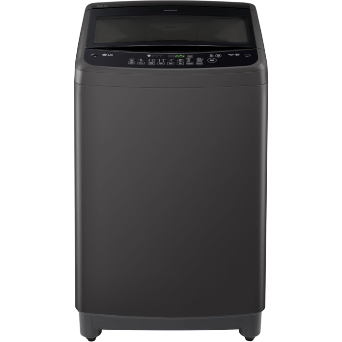 غسالة إل جي تحميل علوي فوق أوتوماتيك بتكنولوجيا الذكاء الاصطناعي، سعة 13 كجم، إنفرتر، T1388NEHGB - رمادي غامق