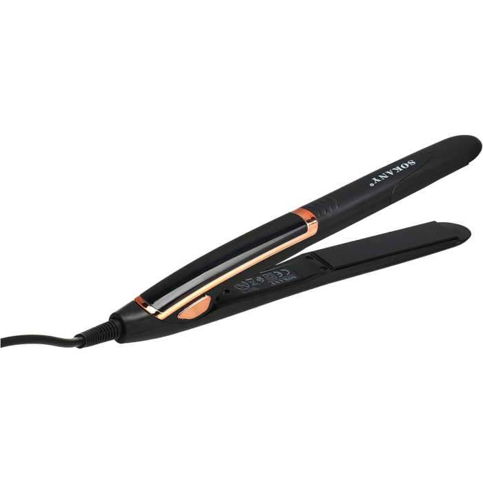 مكواة فرد شعر سوكاني الاحترافية SK- 390 - أسود وذهبي