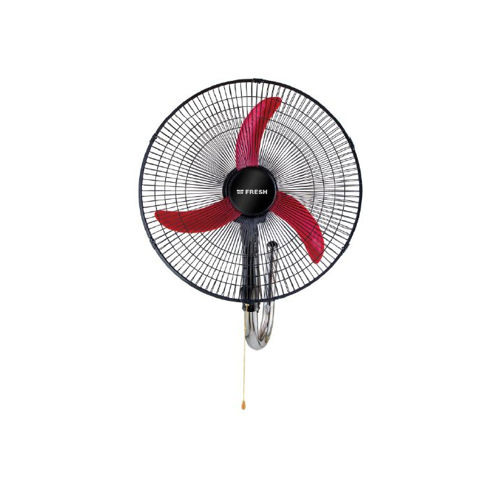 مروحة حائط فريش شبح بريموت كنترول، 20 بوصة - أسود أحمر