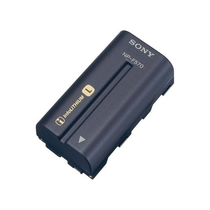 بطارية قابلة لإعادة الشحن لكاميرا سوني F570، سعة 2200 مللي أمبير - أسود