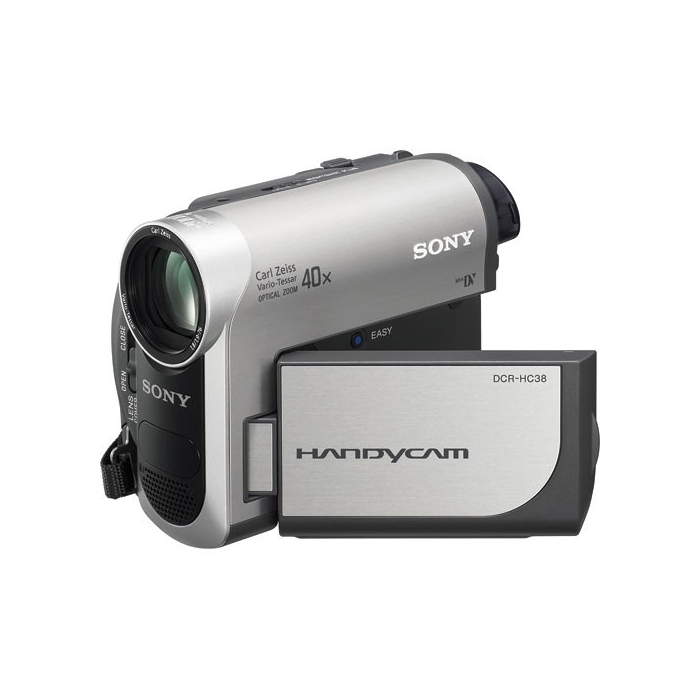 طقم كاميرا فيديو سوني ميني دي في بال، DCR-HC38E - فضي