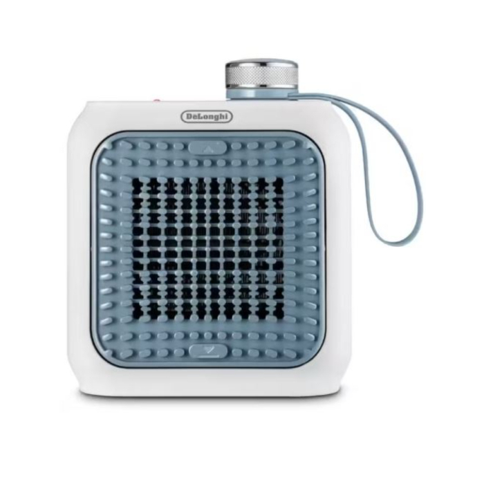 دفاية بمروحة ديلونجي Capsule Desk Ceramic، بقوة 360 وات، ازرق فاتح - HFX10B03.LB