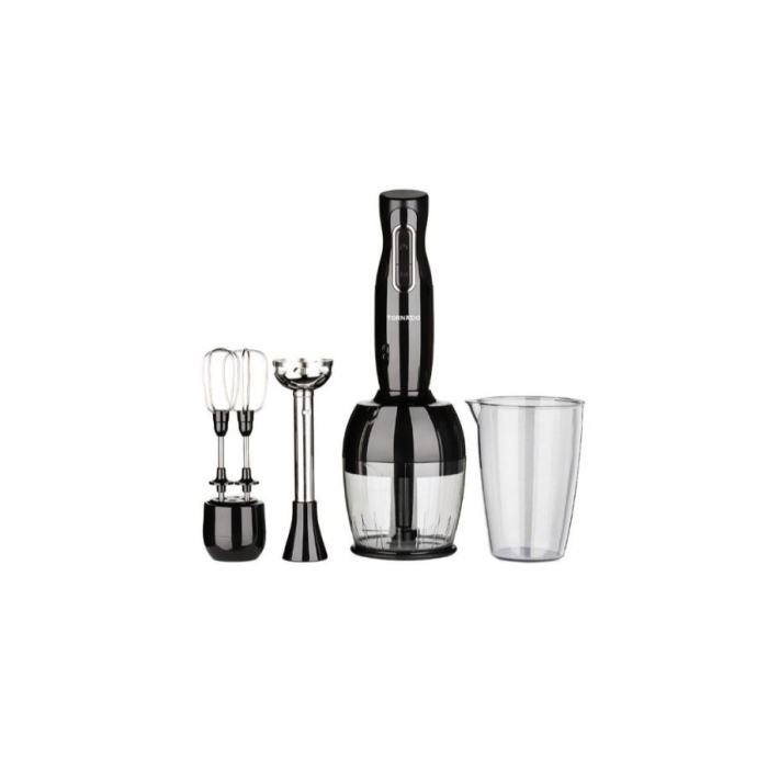 خلاط يدوي تورنيدو 1000 وات كبة مضرب بيض أسود THB-1000MCL