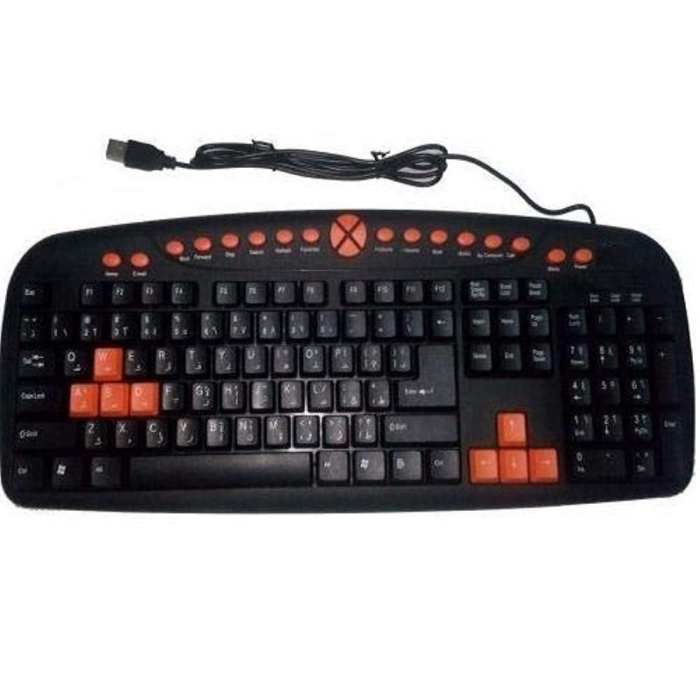 كيبورد تايجر USB لأجهزة الكومبيوتر ولاب توب - KB-403
