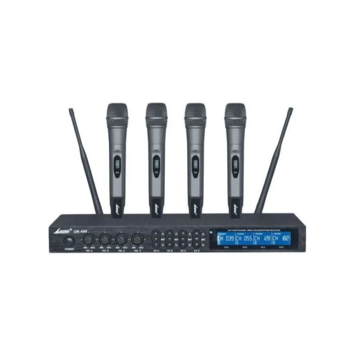 نظام مايكروفون لاسلكي لان، UR-400C - أسود
