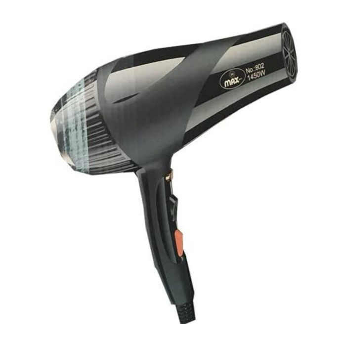 استشوار ماكس 1450 وات، 802 - أسود