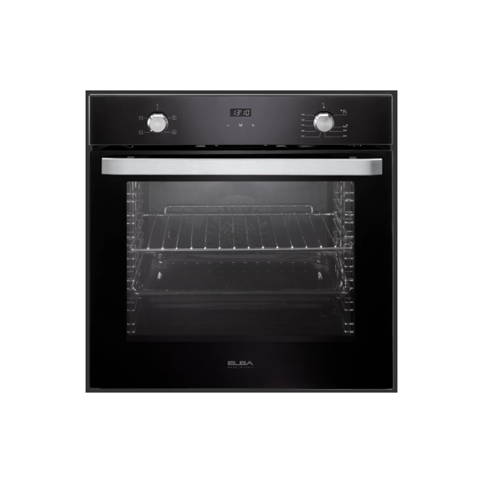 فرن غاز بلت ان بشواية البا ديجيتال، مقاس 60 سم، 65 لتر، اسود - EL10XLBFG