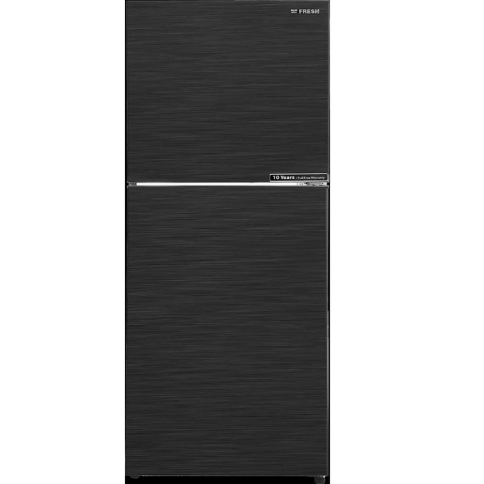 ثلاجة نوفروست فريش، 2 باب، 329 لتر، ميكانيكال، FNT-BS370BBC - اسود