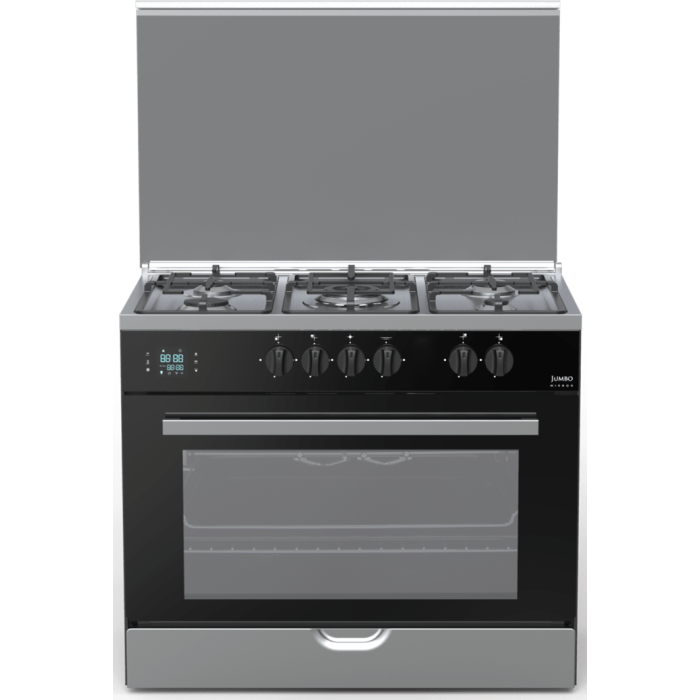 بوتاجاز فريش جامبو زجاج - 90 × 60 / 5 شعلة أستانلس ستيل