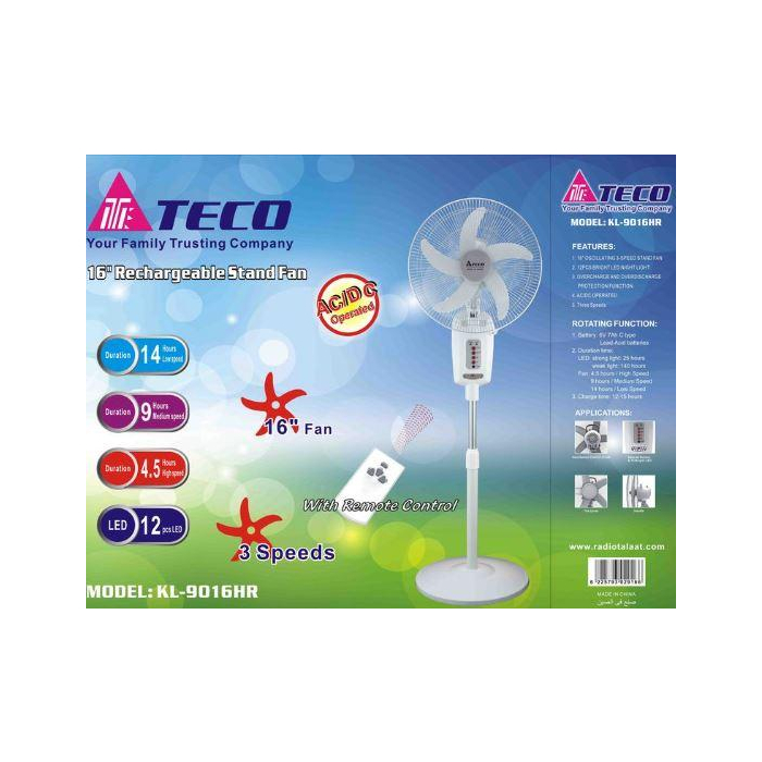 مروحة ستاند 16 من تيكو - KL9016HR