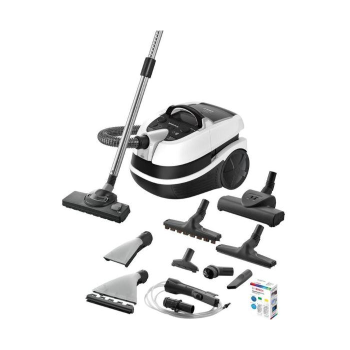 مكنسة كهربائية بوش للجاف والرطب، 2100 وات، BWD421PRO - أبيض أسود