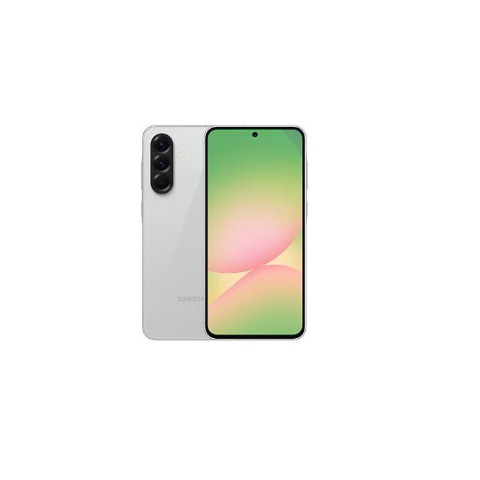 سامسونج جالكسي A56 بشريحتين اتصال، 256 جيجابايت، 8 جيجا رام، شبكة الجيل الخامس - رمادي فاتح