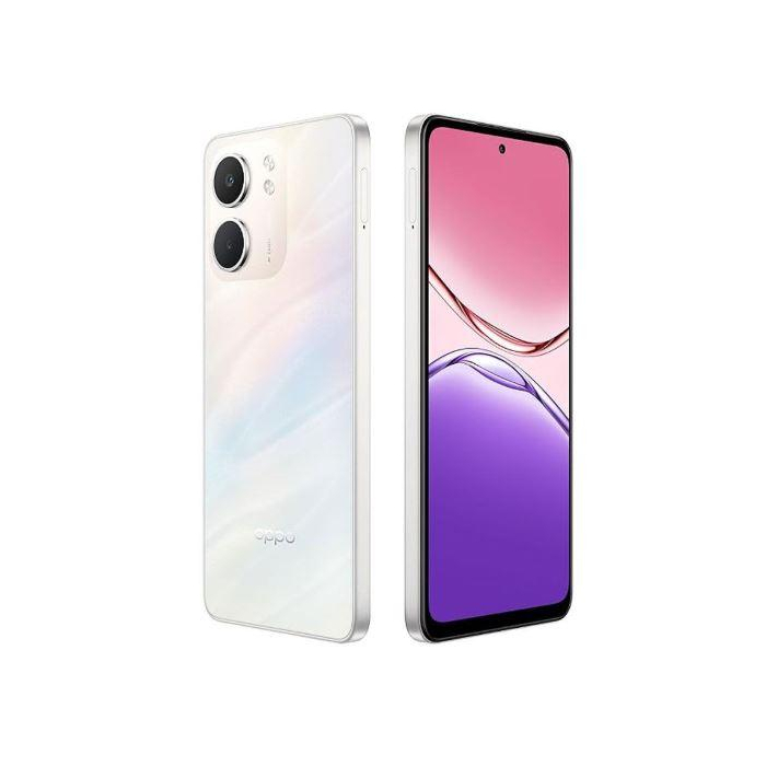 OPPO A5X Dual SIM, 128GB, 4GB RAM, 4G LTE - LASER WHITE