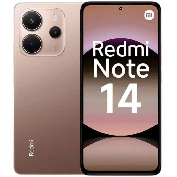 شاومي ريدمي Note 14 بشريحتين اتصال، 256 جيجابايت، 8 جيجا رام، شبكة الجيل الرابع - ذهبي