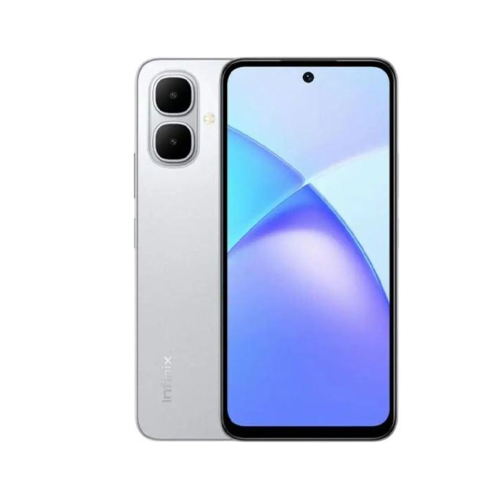 إنفينيكس سمارت 10 بشريحتين اتصال، 64 جيجابايت، 3 جيجا رام، شبكة الجيل الرابع - فضي تيتانيوم