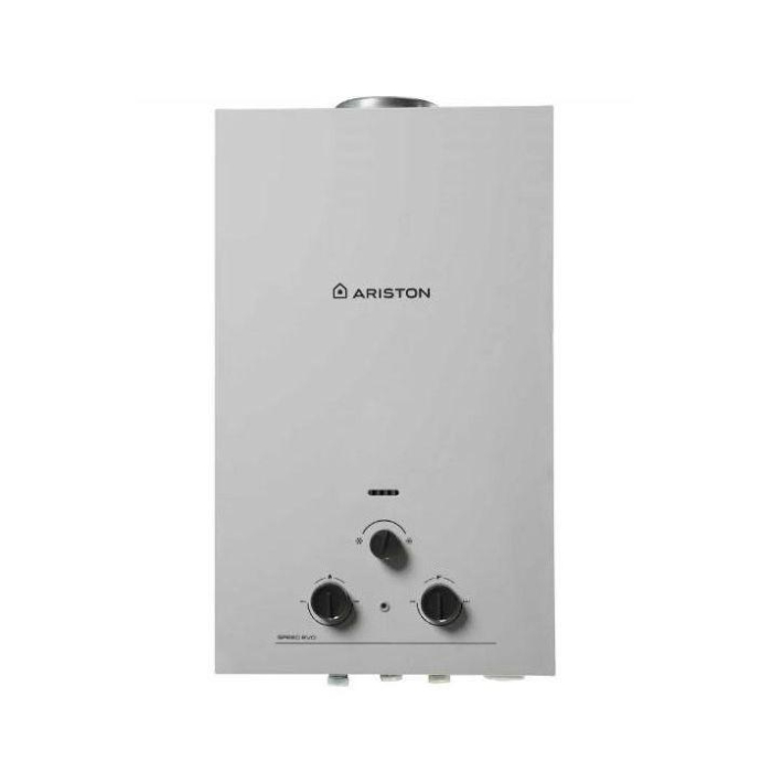 Ariston SPEED EVO 10 NG With ADPT Gas Water Heater, 10 Liters - White