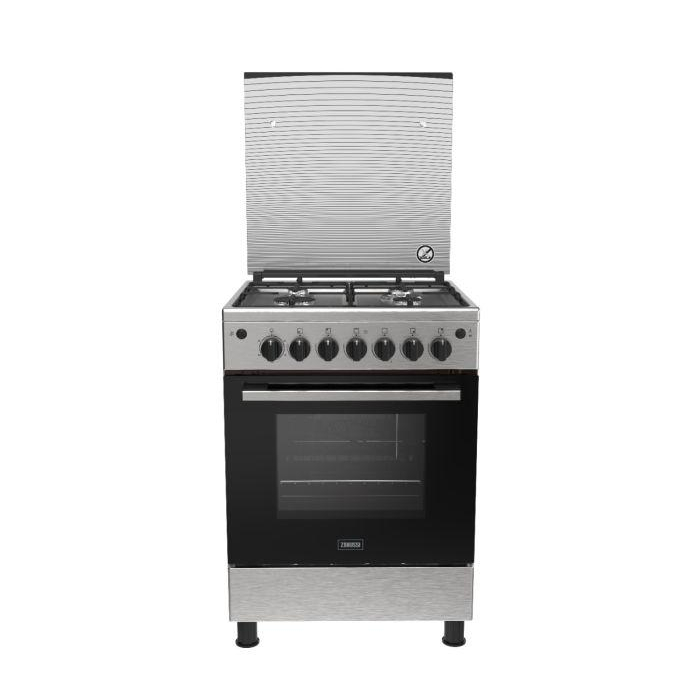 بوتاجاز زانوسي، 4 شعلات، 60 سم ستيل بلاس، ستانلس ستيل - ZCG622A6XBستيل بلاس